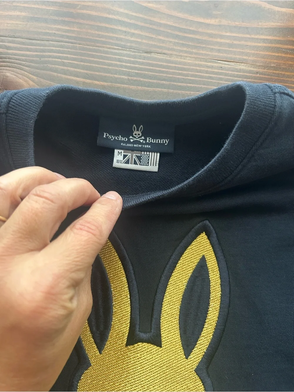 Psycho Bunny Youth Medium 10/12 Crewneck